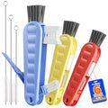 6 Pack 4 in 1 Cup Lid Cleaning Brush 3 Straws Bottle Brush,Carrot