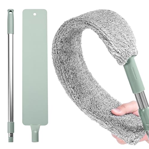 Retractable Gap Dust Cleaner, Artifact,Extendable Duster Cleaning Tool for Hard-to-Reach Areas, Reusable Washable Dusting Wand for Home,Ceiling,Blinds,Under Furniture (2)