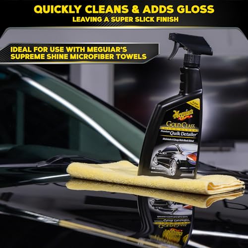 Gold Class High Gloss Premium Quik Detailer, High Lubricity Automotive Quick Detailer Spray that Preserves Wax and Leaves a Deep Dark Shine, 24 Oz Spray Bottle - view 4