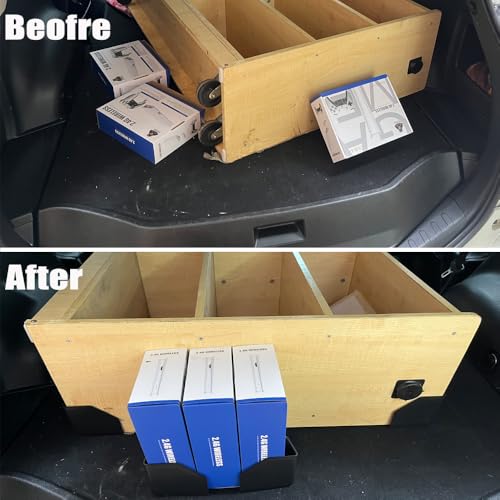 Car Trunk Organizer Blocks, 4 Pack Hook & Loop Cargo Dividers - view 6