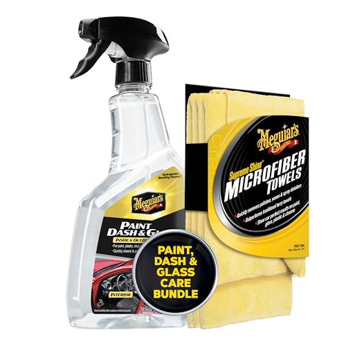Paint, Dash & Glass with Microfiber Towels Bundle