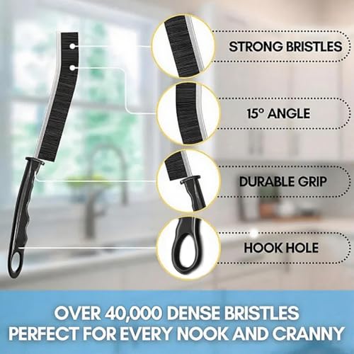 6PCS Crevice Cleaning Brush, Hard Bristle Crevice Cleaning Brush, Multifunctional Gap Cleaning Brush Tool for Home, Bathroom, Kitchen, Window Track, Bathtub, Vehicle, Faucets, Bowl, Teapot, Cup Use - view 5
