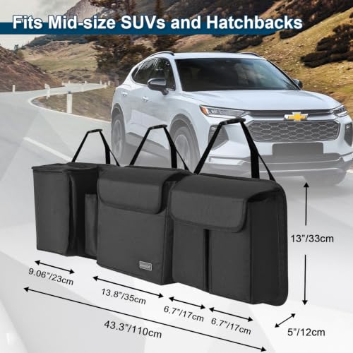 Trunk Organizer, Backseat Hanging with Cooler for Medium & Large SUV, RV - view 2