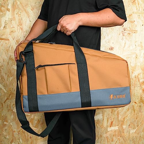 Framing Nailer Bag with Adjustable Shoulder Strap,Dual Lockable Zipper,Extra Pockets for Hitachi NR83A,NuMax SFR2190 - view 7