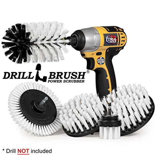 Jumbo Original Brush Set White - Carpet Cleaner Drill Brush Set - view 4