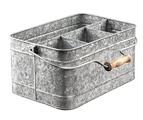 Farmhouse Kitchen Caddy Organizer with Handle, 13 x 8 In - view 2