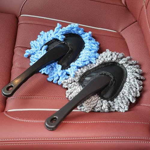 2 Pcs Super Soft Microfiber Duster Brush, Car Dash Cleaner, Cleaning Brush, Dusting Tool, Cleaning Tools for Car Cleaning, Home Kitchen, Computer - view 7