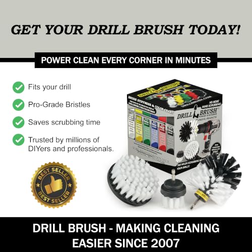 Car Detailing Kit - Soft Drill Brush Set - Nylon Scrub Brush - view 6