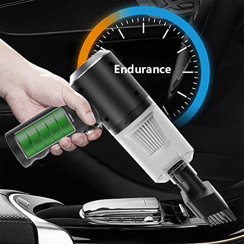 Car Cordless Vacuum Cleaner, Portable USB Handheld Small Car Vacuum Rechargeable Cleaner, 120w Powerful Suction Pet Hair Vacuum, Detailing Kit Essentials for Travel, RV Camper - view 3