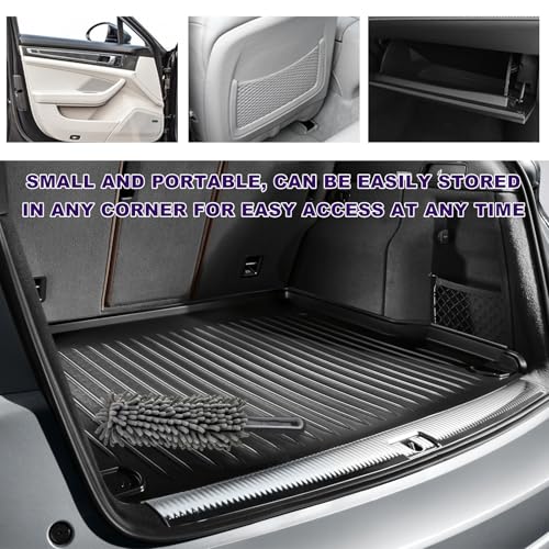 Car Interior Duster, Lint & Scratch Free Microfiber Dusting Tool with Comfy Handle, Multipurpose Hand-Held Duster Essential Cleaning Supplies for Vehicle Home Office - view 5