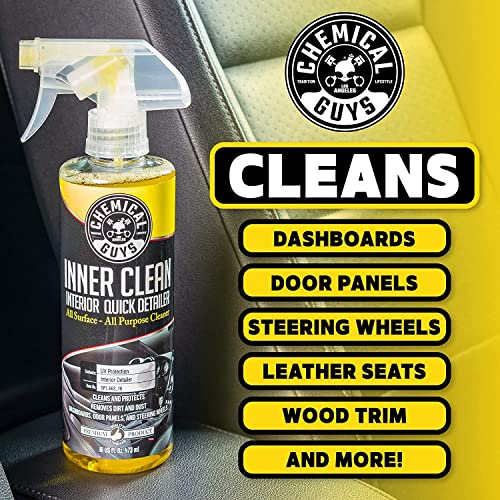 HOL123 Car Cleaning Kit for Interior & Exterior, 14 Items Including (7) 16 oz Chemicals - view 4