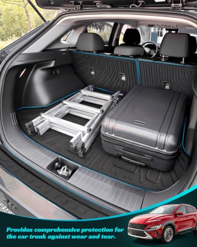 Car Floor Mats for Hyundai Kona 2018-2023 (Gas Only), Black - view 6