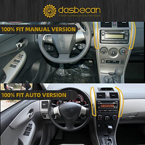 Upper Dashboard Trim Strip Compatible with 09-13 Toyota Corolla - view 2