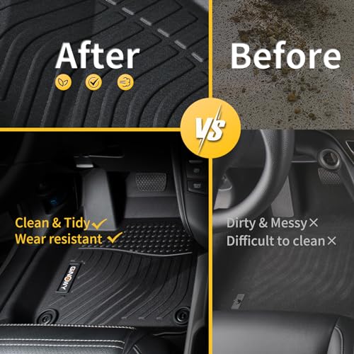 Floor Mats & Cargo Liner for 2019-2026 Volvo XC40, All Weather Car Floor Mat Custom Fit for Volvo XC40 Accessories Rubber Mats Cargo Liners Trunk Mat - view 3