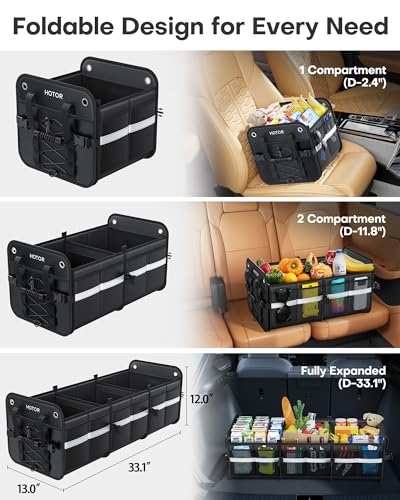 Trunk Organizer for SUV – Car Storage Box Collapsible Car Organizer - view 2