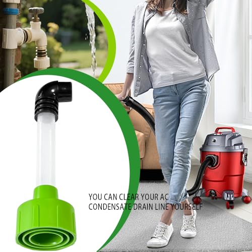 WE Condensation Drain Line Cleaning HVAC Drain Line Cleaner Tool AC Drain line Cleaner Wet Vac Attachment (1 Pack) - view 4