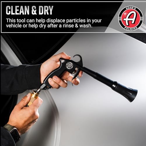 Adam's Tornado Interior Cleaning Tool - Professional High Powered Air Blower Blaster Cleaning Blower Gun for Quick Auto Interior Car Detailing, Drying, Cleaning, Removing Dirt, Dust & Debris - view 5