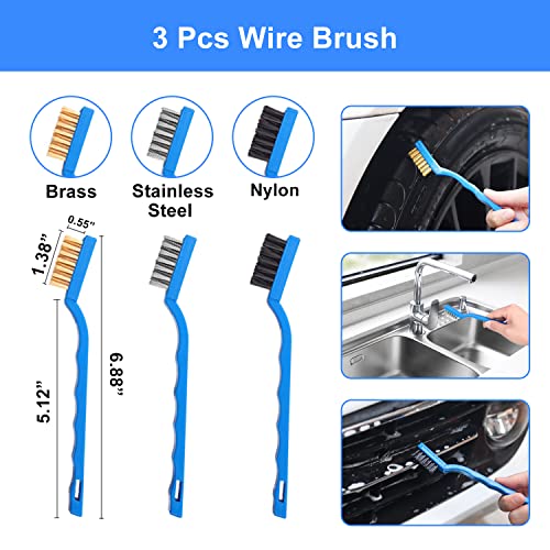 26Pcs Car Detailing Brush Set, Car Detailing Kit, Car Detailing Brushes, Car Cleaning Kit, Car Windshield Cleaning Tool, Professional Car Care kit - Car Wash Brush kit for Interior Exterior Wheels - view 5