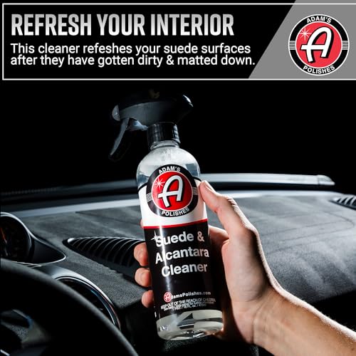 Adam's Suede Cleaner (16oz) - Professional Automotive Micro-Suede Cleaner For Car Interiors, Upholstery, Shoes, Clothing, Removes Stains & Refreshes Suede Material - view 3
