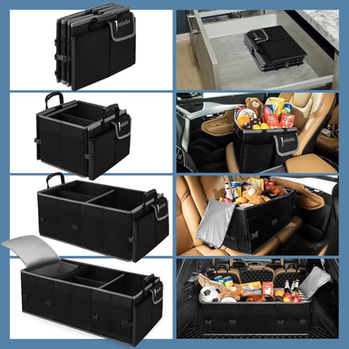 Trunk Organizer and Storage with Built-In Insulated Leak Proof Cooler Bag - view 6