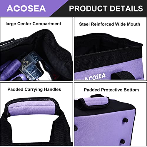 13 Inch Purple Tool Bag - view 4