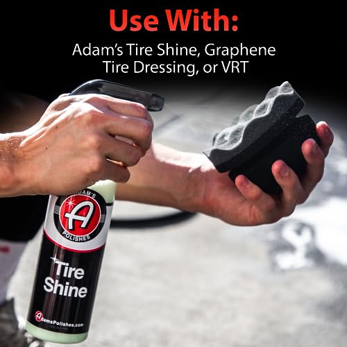 Pro Tire Hex Grip Applicator - Tire Shine Car Detailing Foam Sponge Tool | Car Cleaning Supplies After Car Wash leaner | for Vinyl Rubber & Trim Accessories | Wheel & Rim Cleaner - view 5