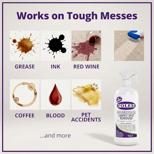 Professional Carpet Stain Remover Spray – Stain Remover for Old Stains – Best Remover for Pets – Rug Stain Remover & Upholstery Cleaner – Cleaner Solution for Couches & Car Interiors – 34 oz - view 6