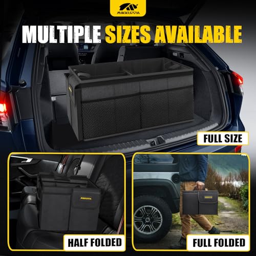 Car Trunk Organizer - 50L Collapsible SUV Trunk Organizer, Black - view 4
