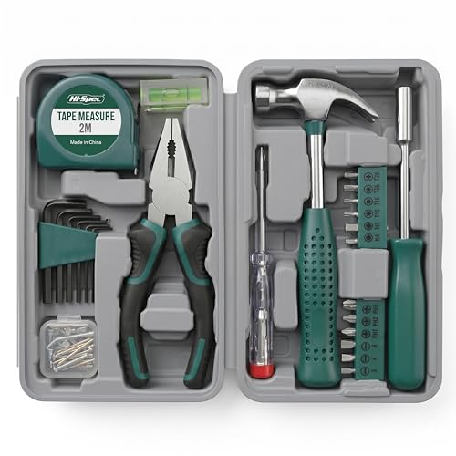 Small Tool Kit Compact Set for Home and Office DIY, Green