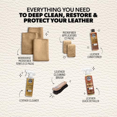 9-Piece Leather Cleaner & Conditioner Kit for Car Interiors - view 3