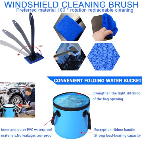 Car Wash Detailing Kit, Car Washing Kit with Foam Gun, Car Wash Brush - view 6