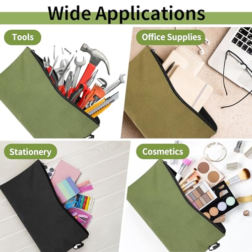 3 Pack Tool Bag Zipper Pouch, Premium Tool Pouch, Utility Storage Organizer - view 5
