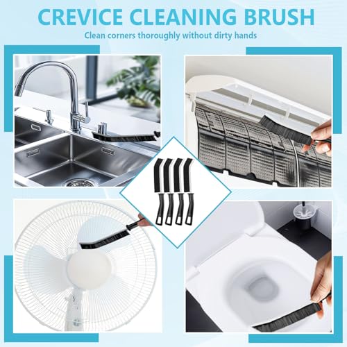 18PCS Crevice Cleaning Brush Hard Bristle Scrub Brushes for Gaps with Box - view 4