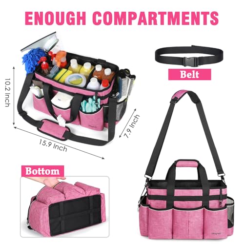 Wearable Cleaning Caddy Bag, Cleaning Caddy Supplies Organizer with Handles for Cleaners & Housekeeper, Under Sink & Car Cleaning Tool Organizers Bag - view 5