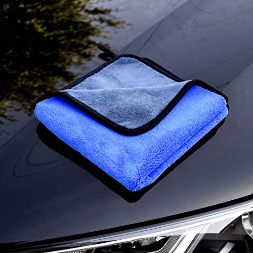 Microfiber Towels for Cars 3 Pieces 500 GSM polishing Cleaning Home, car and Motorbike - 12 x 12 Inches (30x30cm) - view 3