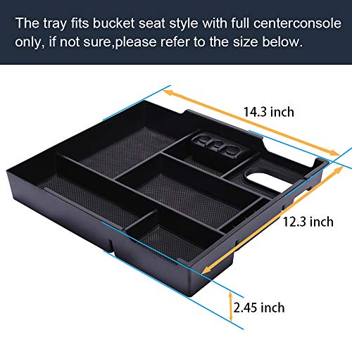 Center Console Organizer for Toyota Tundra Accessories 2014-2021 - view 5