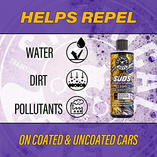 HydroSpeed & HydroSuds Car Wash Kit – Ceramic Quick Detailer and Car Wash Soap Bundle – Car Detailing Kit with High Foam Shine Protection, Works with Foam Cannon or Gun, 16 oz Each - view 7