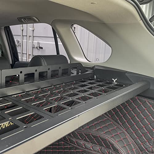 For Toyota RAV4 2019-2025 Car Accessories Modular Storage Molle Panel Cargo Shelf Organizer Luggage Carrier Rack Aluminum Alloy (with Split Cross Bar) - view 4