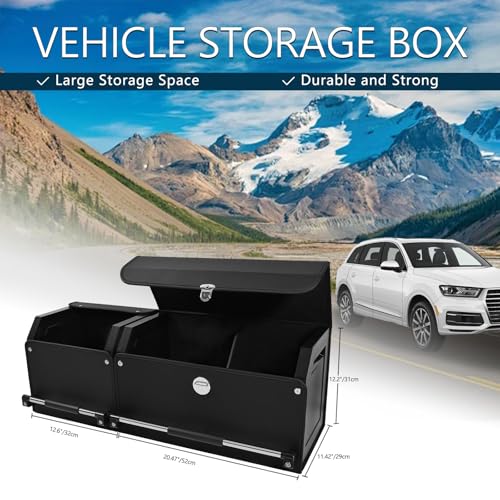 Leather Car Trunk Organizer SUV Trunk Organizer Car Trunk Storage Organizer - view 3