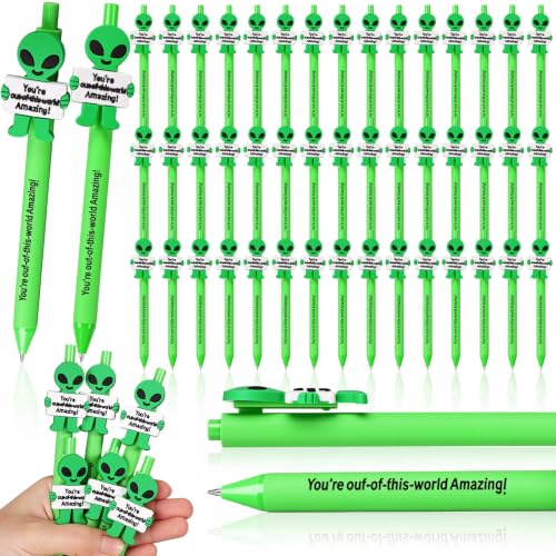 48 Pcs Alien Pens for Kids, Halloween Basket Filler