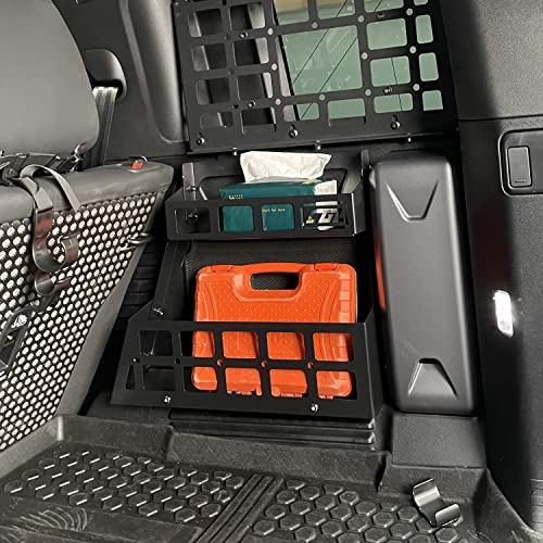 For Land Rover Defender 4dr 2020-2025 Car Accessories Modular Storage Trunk Organizer L+R Molle Storage Boxes*2 Luggage Carrier Aluminum Alloy (NOT Fit Third Row with Cupholder) - view 6