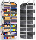 Heavy Duty Over Door Organizer 5 Tiers, 10 Front & 10 Mesh Pockets