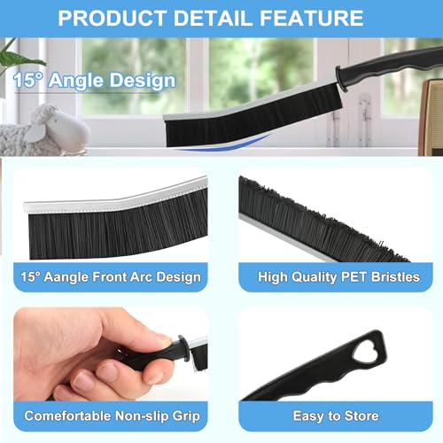 11Pcs Crevice Cleaning Brush Set,Multi-Purpose Cleaning Supplies - view 2