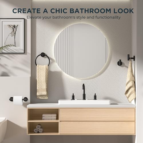Bathroom Accessories Set, 4-Piece Bathroom Hardware Set - view 6