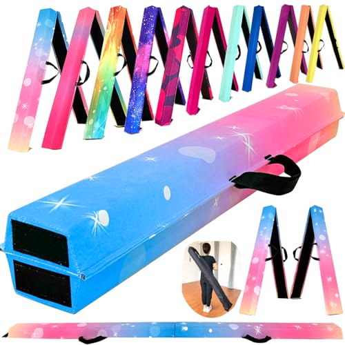 6 FT / 8 FT / 9 FT Folding Gymnastics Beam Foam Balance Floor Beam