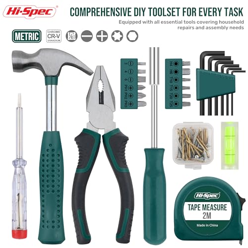 Small Tool Kit Compact Set for Home and Office DIY, Green - view 2