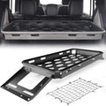 Rear Trunk Cargo Storage Rack Compatible for 2007-2026 Jeep Wrangler JK JKU & JL JLU Unlimited 4 Door Hardtops, Interior Luggage Rack Shelf for Camping Gear (350 LBS)