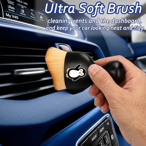 Flamingo Car Detailing Brush Soft Bristle Auto Interior Cleaning Brush - view 2
