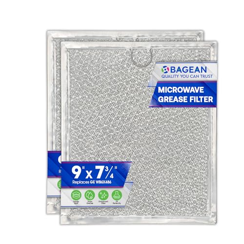 Microwave Filter 9" x 7.7" Fit's GE WB6X486 Oven Vent Grease Filters