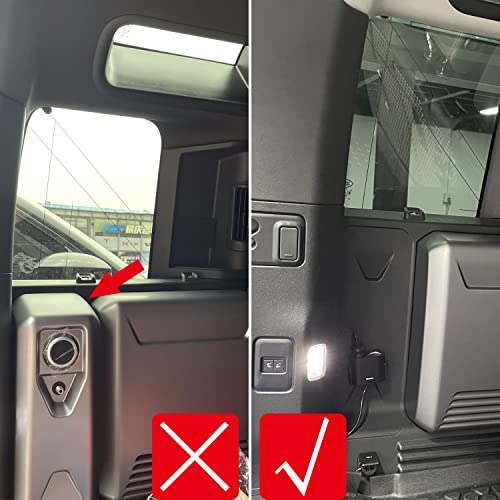 For Land Rover Defender 4dr 2020-2025 Car Accessories Modular Storage Trunk Organizer L+R Molle Storage Boxes*2 Luggage Carrier Aluminum Alloy (NOT Fit Third Row with Cupholder) - view 3